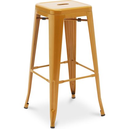 Buy Bar Stool - Industrial Design - 76cm - New Edition- Metalix Gold 60149 at MyFaktory 