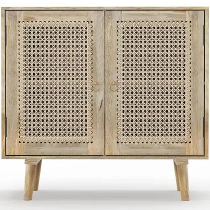 Buy Wooden Sideboard - Boho Bali Design - Orta Natural wood 60374 with a guarantee 