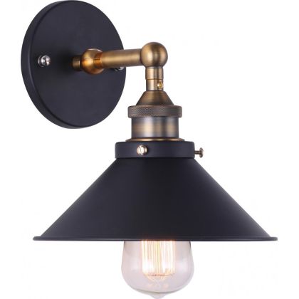 Buy Wall Sconce Lamp - Vintage Design - Joey Black 50862 - in the UK 