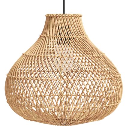 Buy Rattan Ceiling Lamp - Bali Boho Hanging Lamp - Gehe Natural 61136 at MyFaktory 