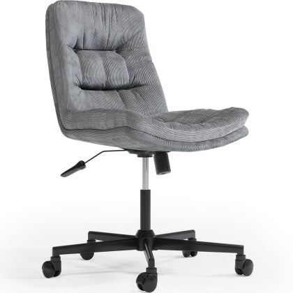 Buy Upholstered Office Chair - Swivel - Arba Dark grey 61144 at MyFaktory 