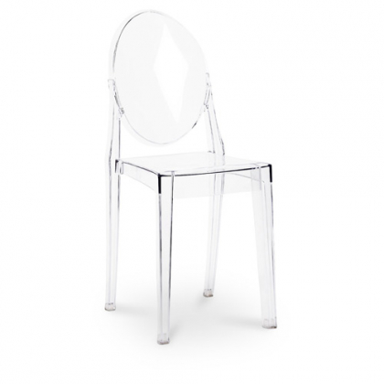 Buy Transparent Dining Chair - Victoire  Transparent 16458 in the United Kingdom 