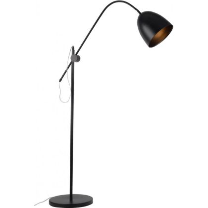 Buy Floor Lamp BI 3 - Chrome Steel Black 16329 in the United Kingdom 