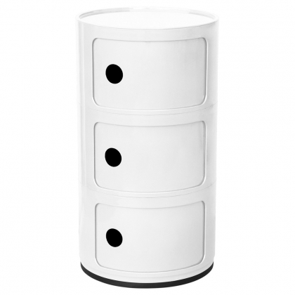 Buy Storage Container Furniture - 3 Drawers - Sares Black 54283 in the United Kingdom 