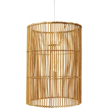 Buy Hanging Lamp Boho Bali Design Natural Rattan - Deing Natural wood 60045 at MyFaktory