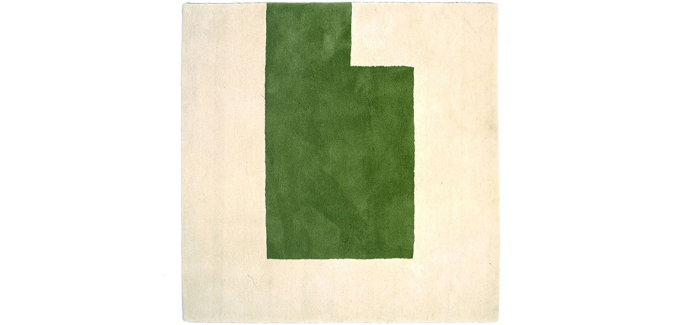 Buy Designer Wool Rug - Kilke Ivory / Green 38765 - in the UK