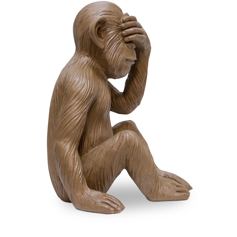 Buy Decorative Design Figure - Blind Monkey - Sense Brown 58446 at MyFaktory