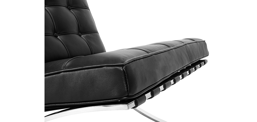 Buy City Armchair - Faux Leather Black 58262 with a guarantee