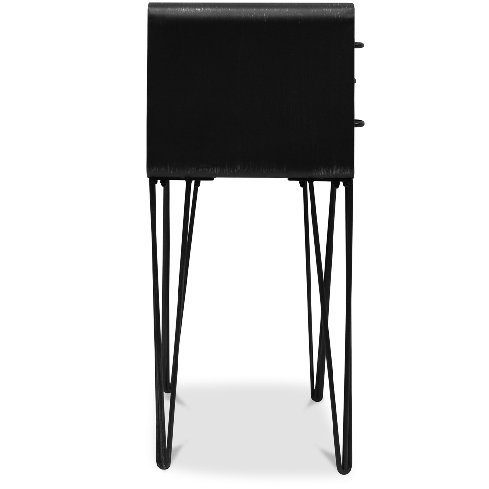 Buy Metal Sideboard - Industrial Design - 3 Drawers - Carson Natural wood 58863 at MyFaktory
