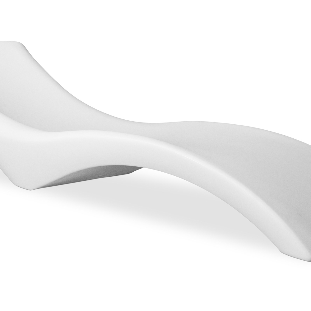 Buy Designer Garden Sun Lounger - Loren White 59003 - prices