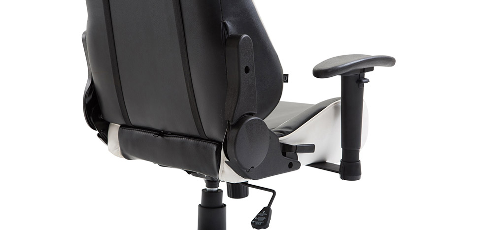 Buy Gaming Desk Chair Reclinable 180º Ergonomic  White 59025 in the United Kingdom