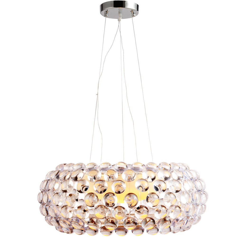 Buy Crystal Pendant Lamp 50cm  Transparent 53529 - prices