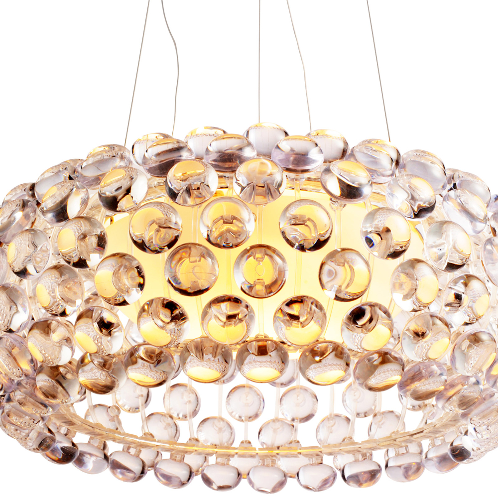 Buy Crystal Pendant Lamp 50cm  Transparent 53529 in the United Kingdom
