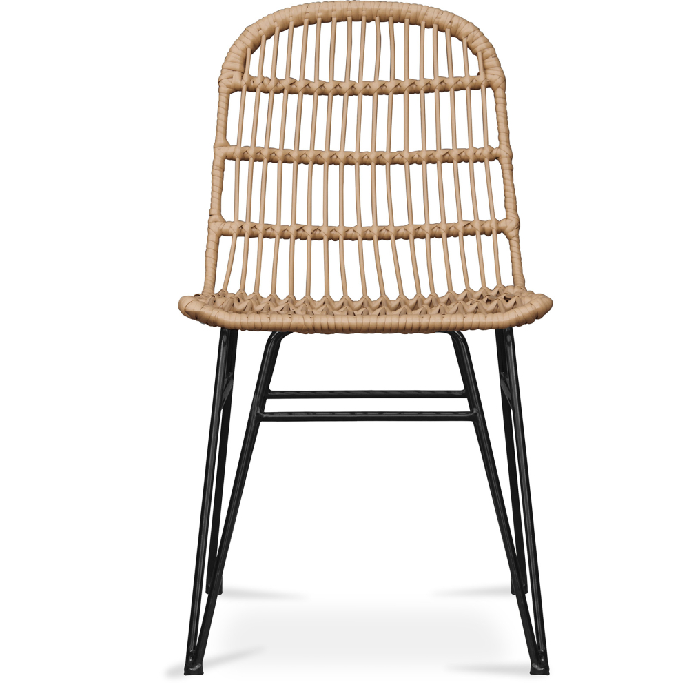 Buy Synthetic wicker dining chair - Magony Dark Brown 59255 - prices