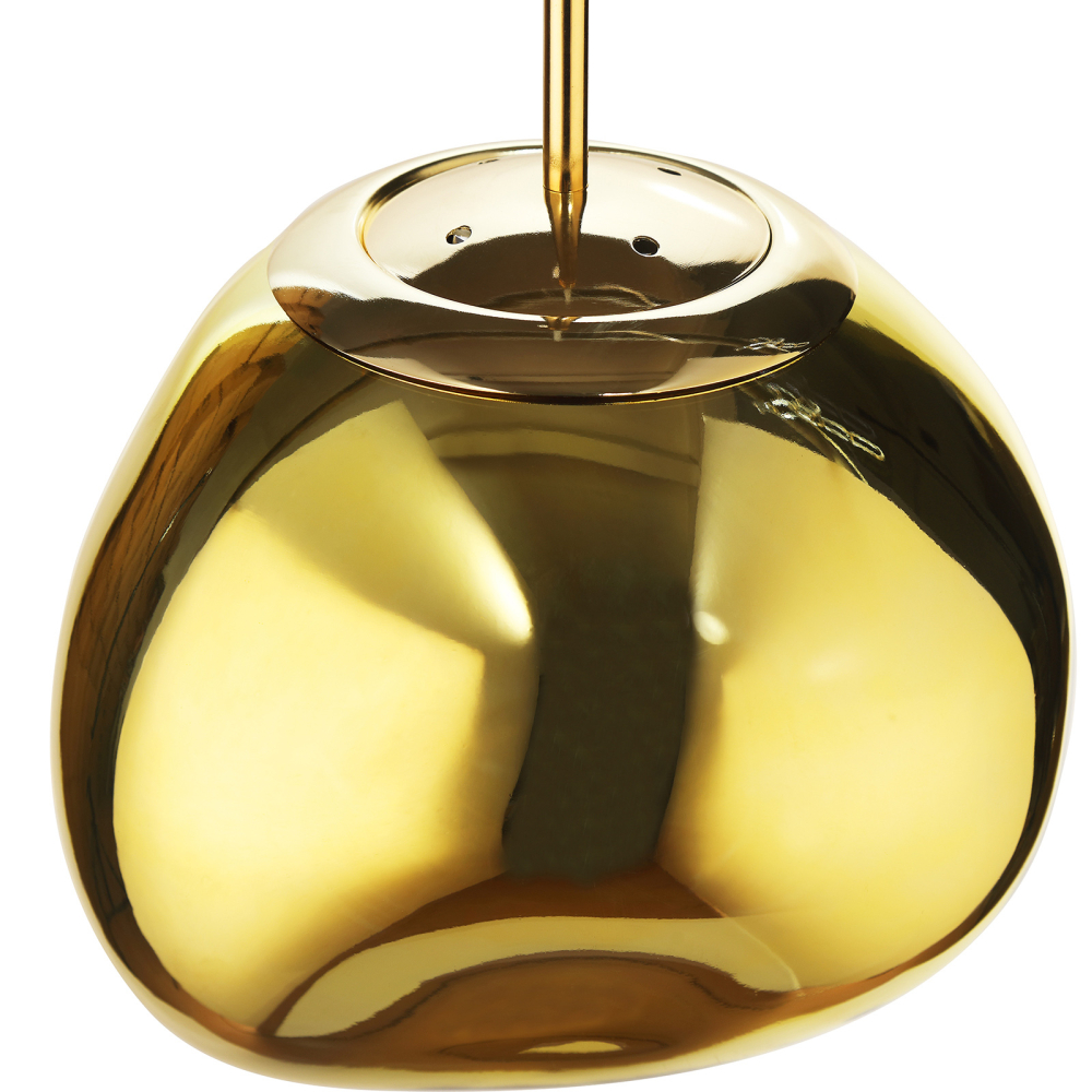 Buy Lava Design pendant lamp - Acrylic  Gold 59486 at MyFaktory