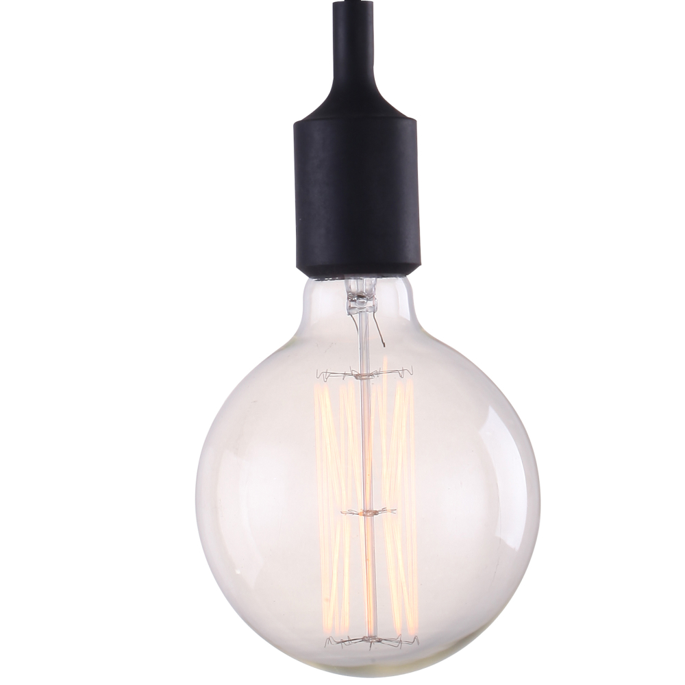 Buy Edison Bulb Pendant Lamp - Silicone Black 50882 - prices