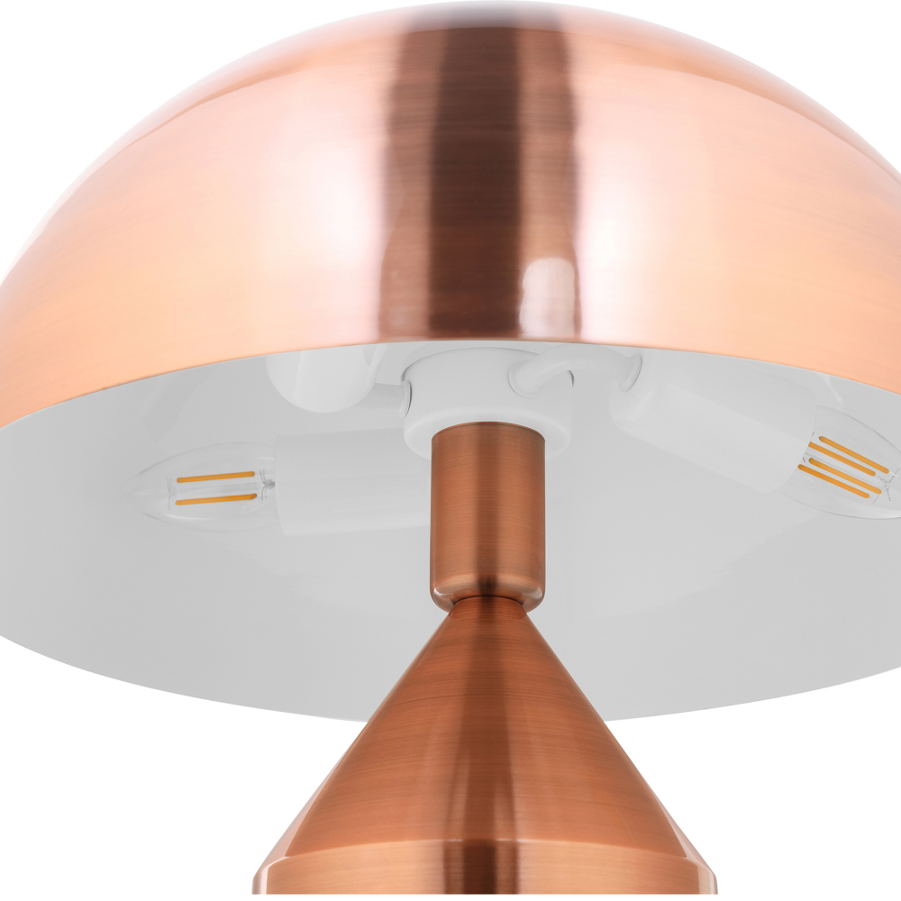 Buy Milano desk lamp - Metal Chrome Rose Gold 59581 in the United Kingdom