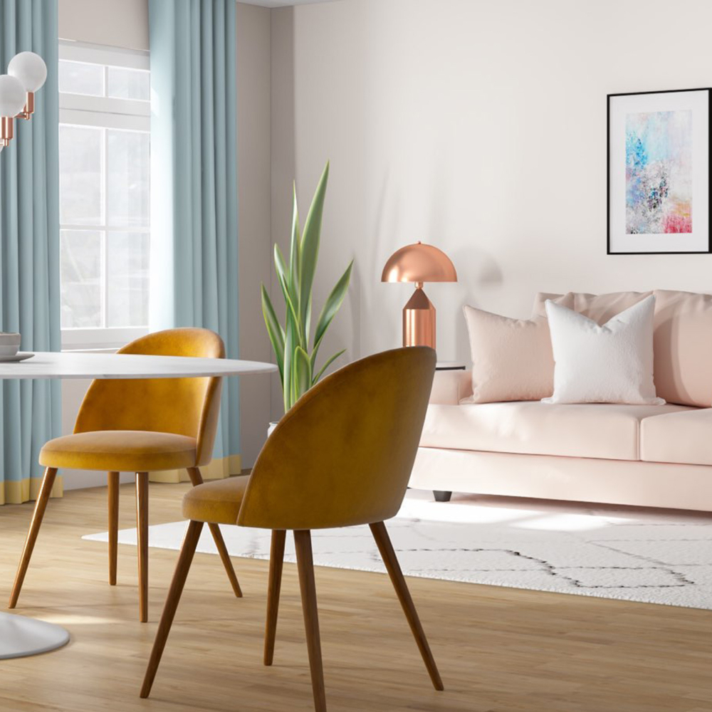 Buy Milano desk lamp - Metal Chrome Rose Gold 59581 - in the UK