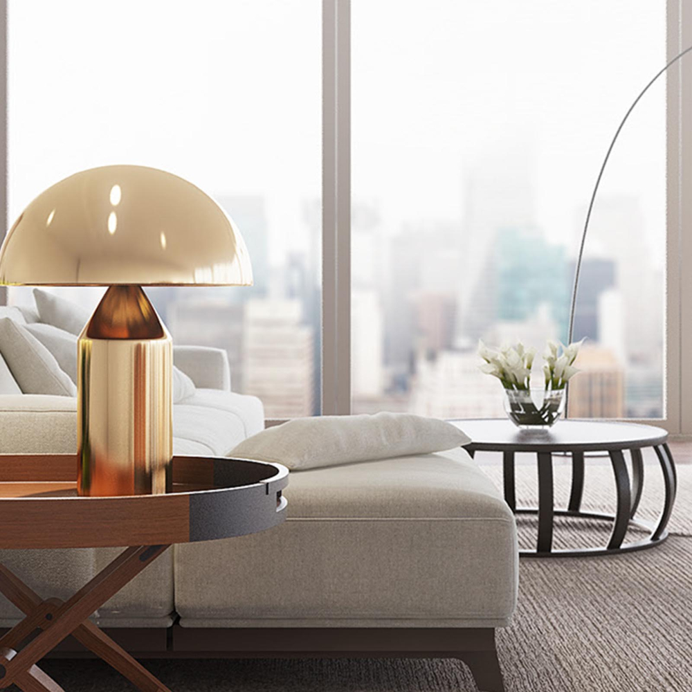Buy Milano desk lamp - Metal Chrome Rose Gold 59581 - prices