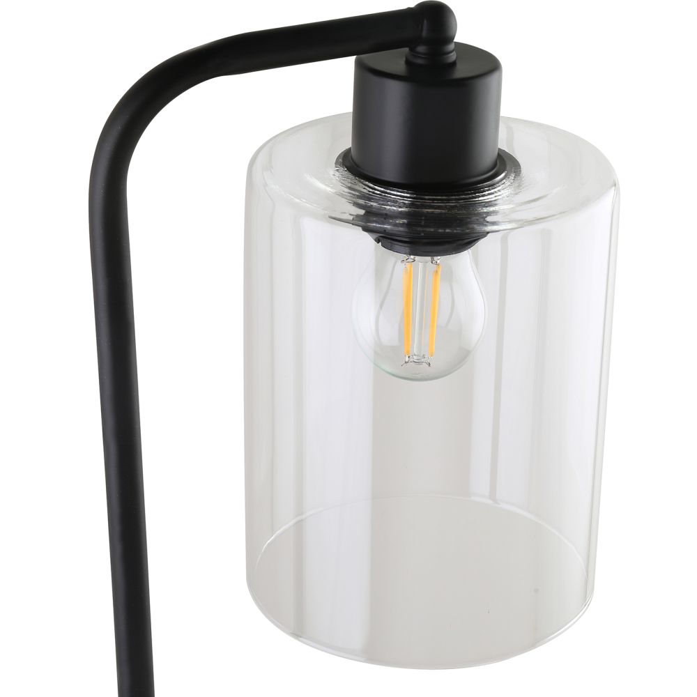 Buy Flavia desk lamp - Metal and glass Black 59583 home delivery