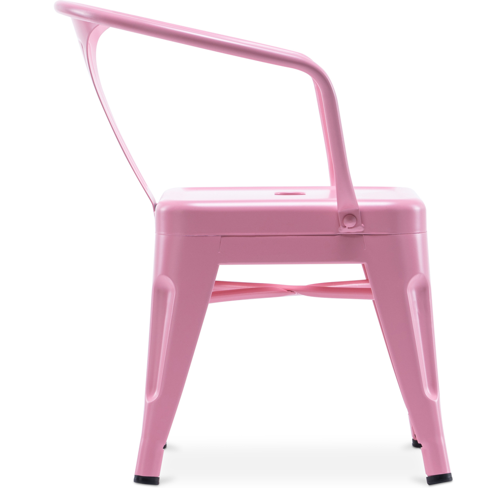 Buy Bistrot Metalix Kid Chair with armrest - Metal Pink 59684 - prices