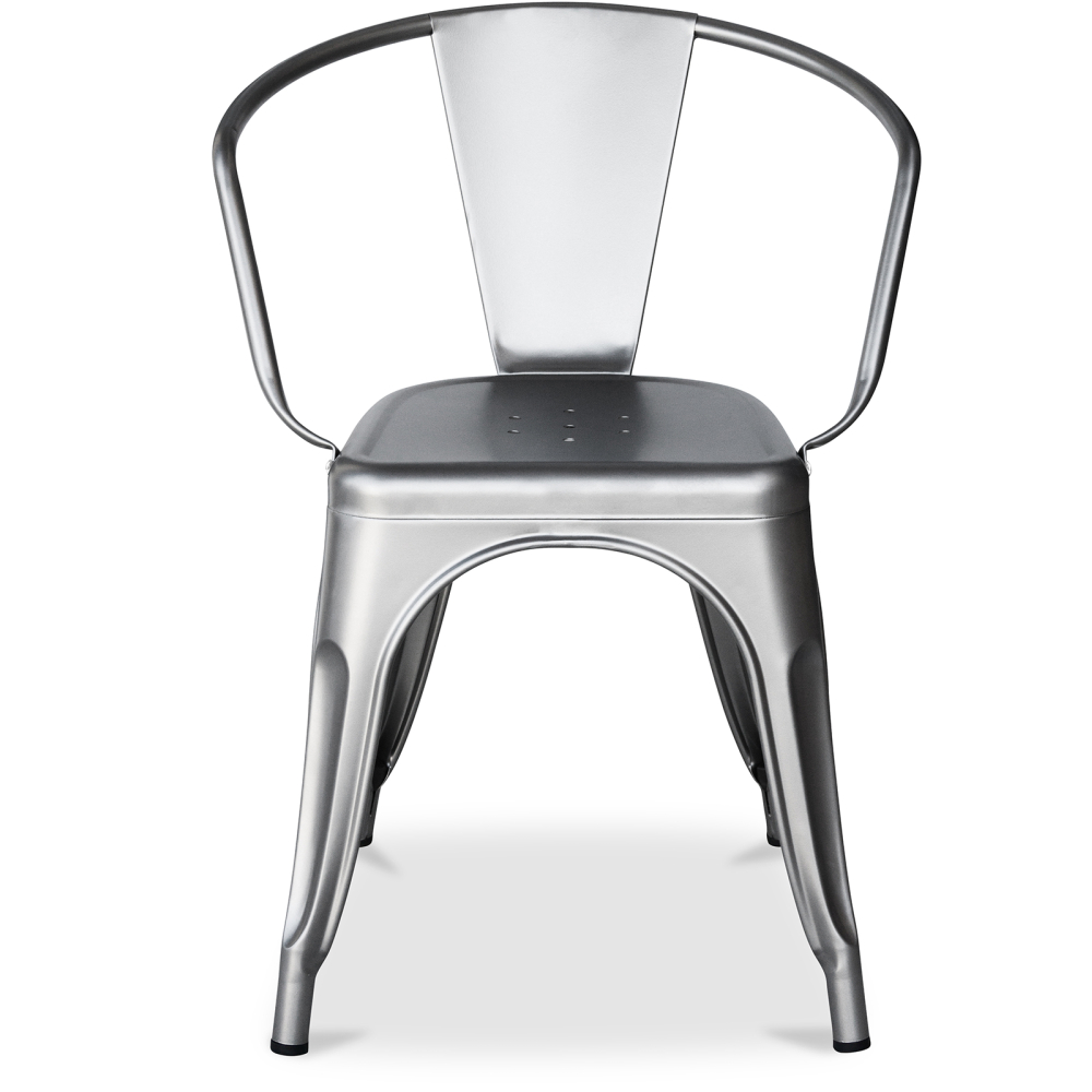 Buy  Bistrot Metalix chair with armrests New Edition - Metal Industriel 59809 at MyFaktory