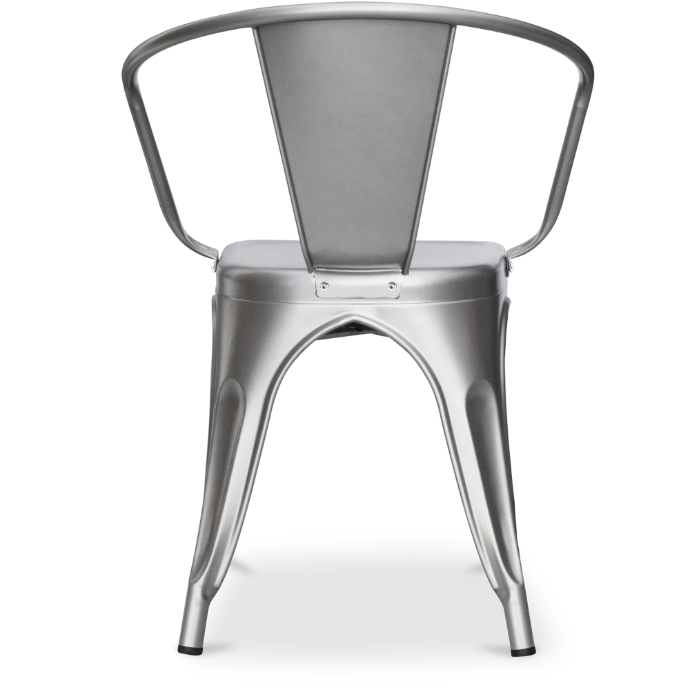 Buy  Bistrot Metalix chair with armrests New Edition - Metal Industriel 59809 - in the UK