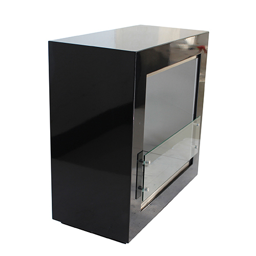 Floor Fireplace - Black - Ethanol - Oci