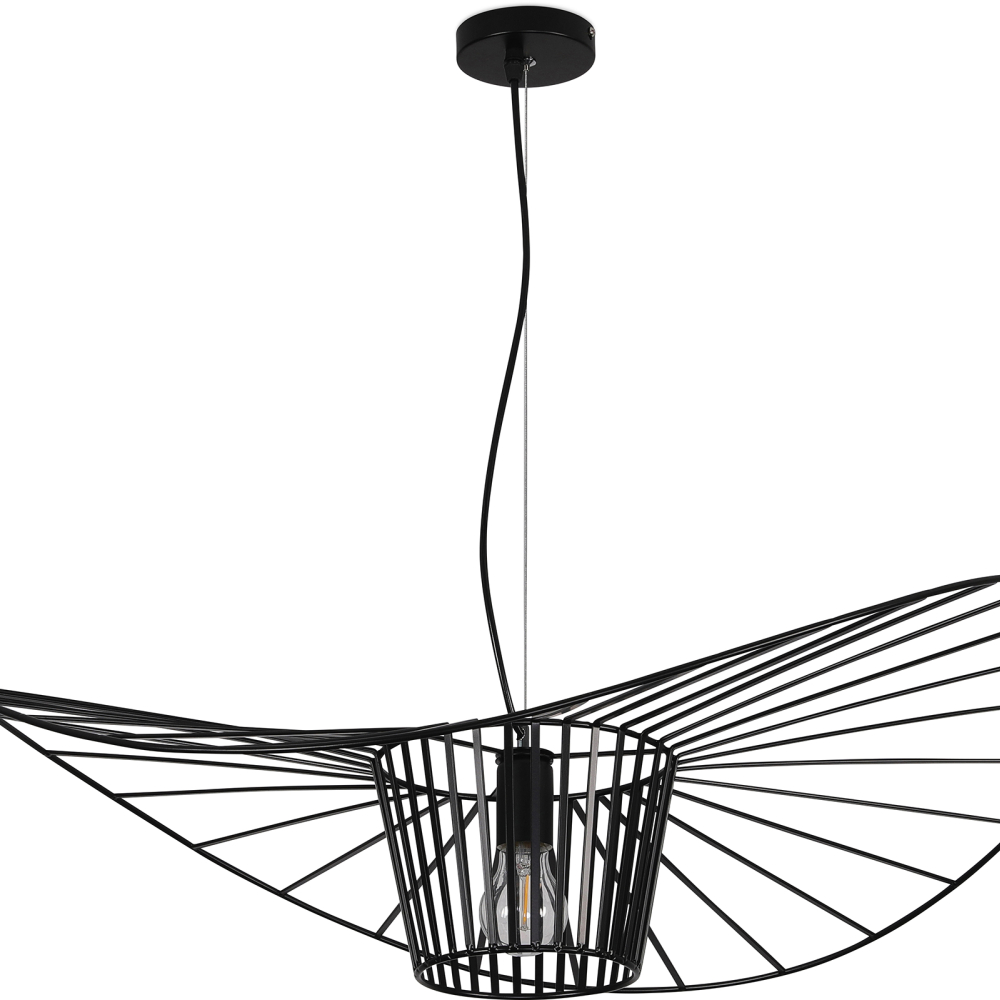 Buy Hanging Lamp Vertice - Metal - 80cm Black 59903 - in the UK