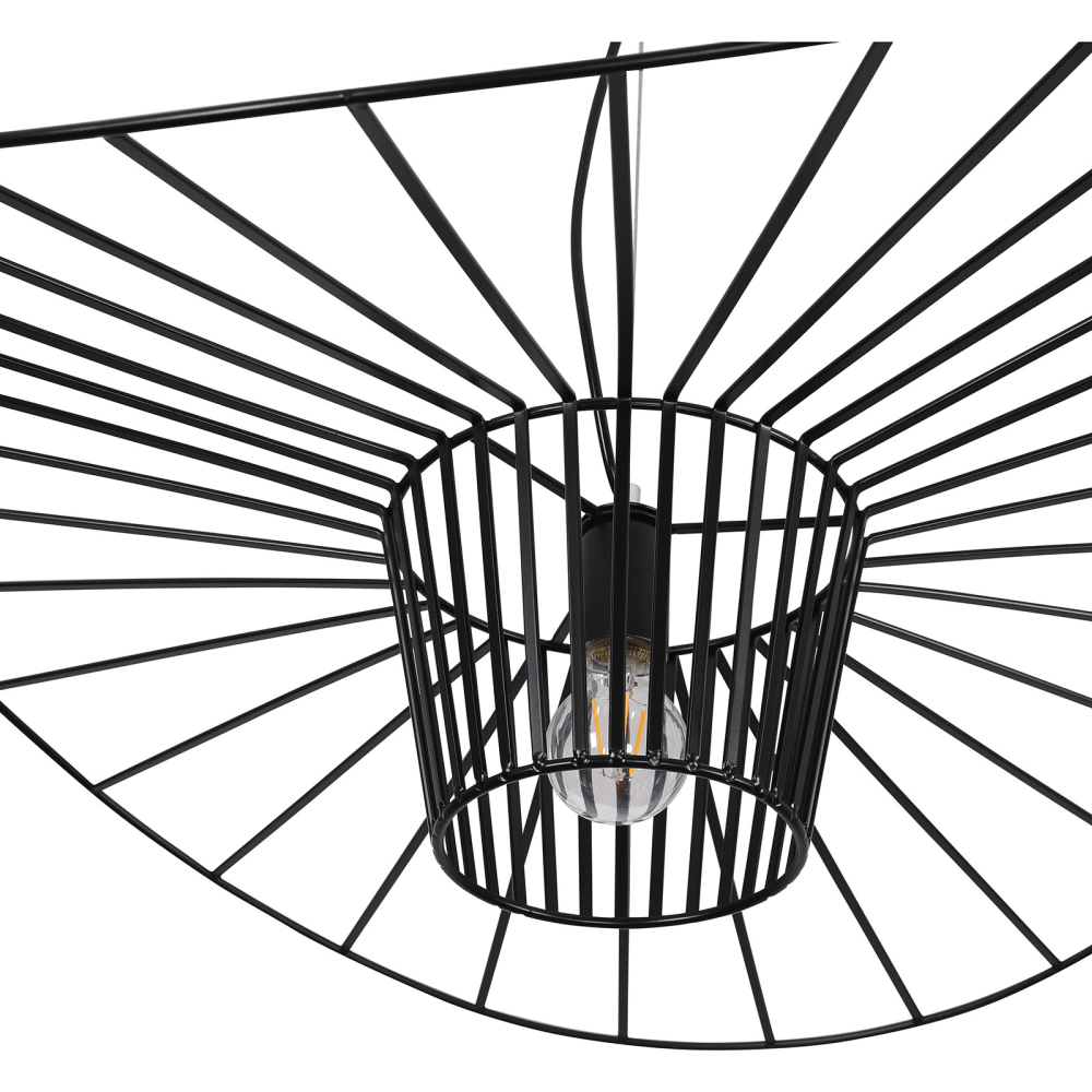 Buy Hanging Lamp Vertice - Metal - 80cm Black 59903 at MyFaktory