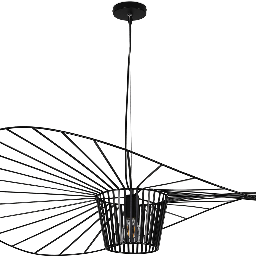 Buy Hanging Lamp Vertice - Metal - 100cm Black 59905 - in the UK