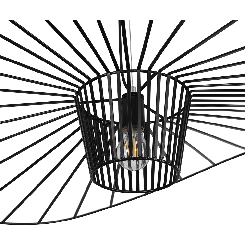 Buy Hanging Lamp Vertice - Metal - 100cm Black 59905 at MyFaktory