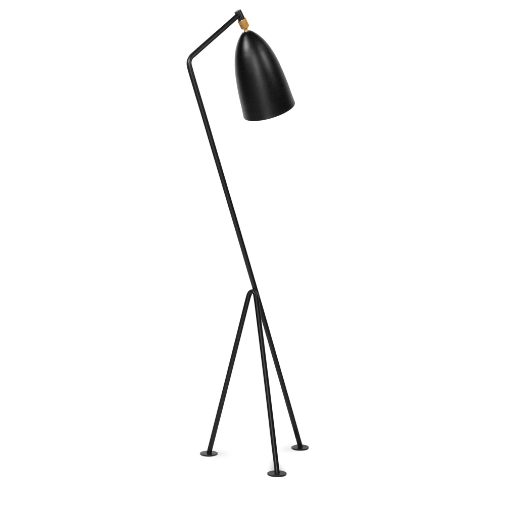 Buy Floor Lamp Grett  - Metal Black 58260 in the United Kingdom