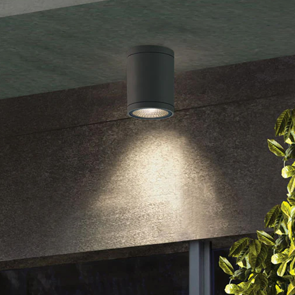 Buy Ceiling Wall Lamp Outdoor LED Spotlight - Ilua Black 60638 - prices