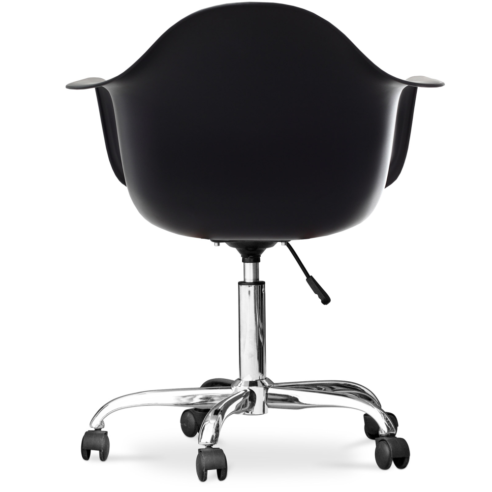 Buy Office Chair with Armrests - Desk Chair with Castors - Emery Black 14498 with a guarantee