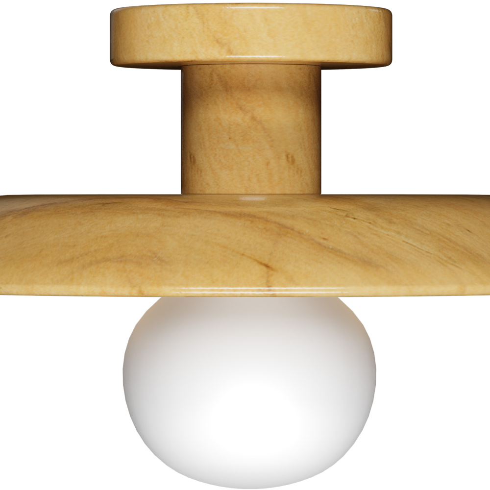 Buy Ceiling Lamp - Wooden Wall Light - Goodman Natural 60675 home delivery