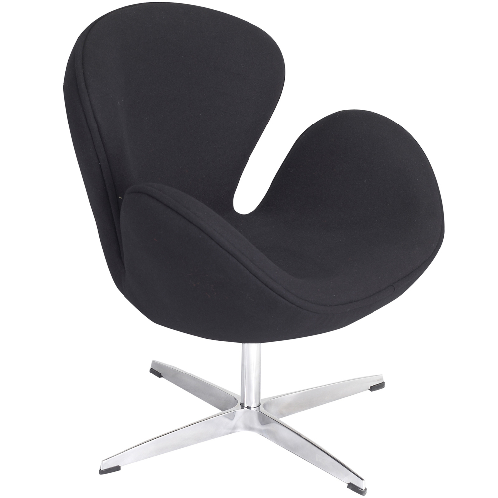Buy Armchair with armrests - Fabric upholstery - Svinia Black 13662 - prices