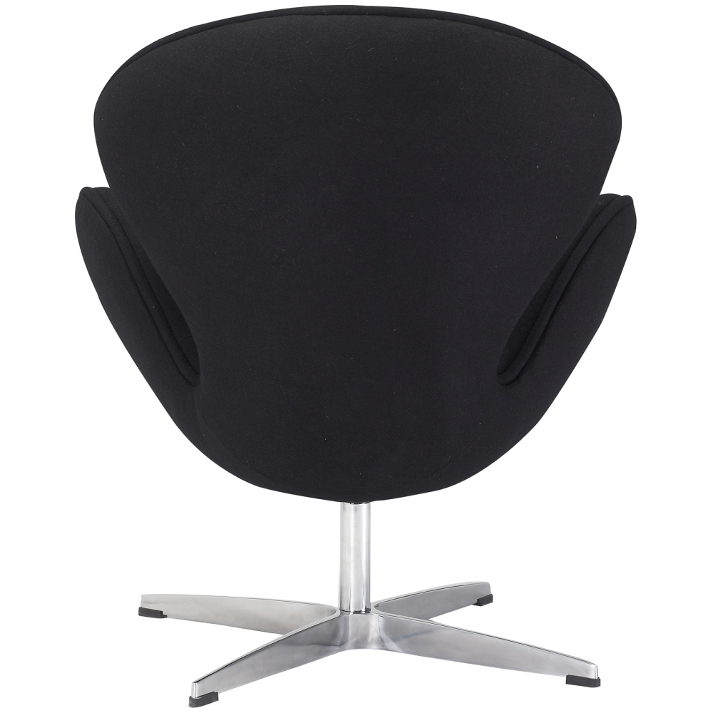 Buy Armchair with armrests - Fabric upholstery - Svinia Black 13662 with a guarantee
