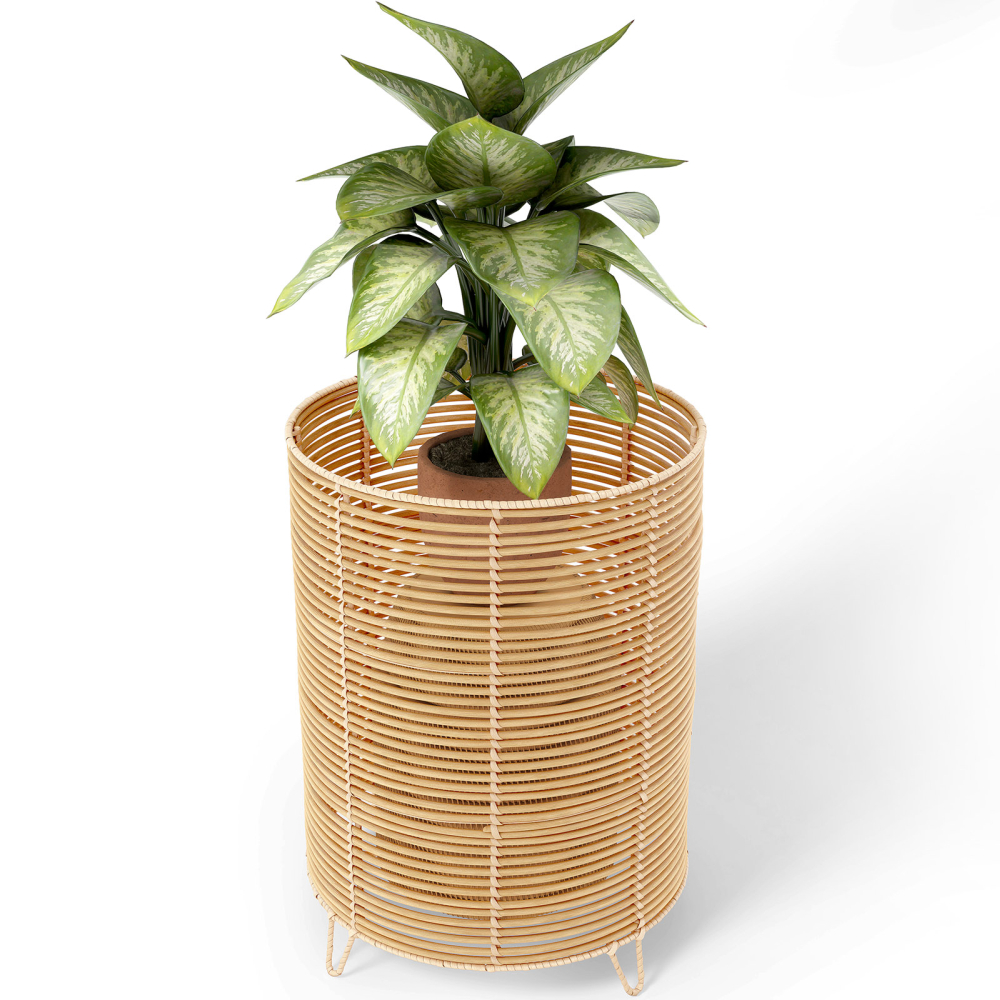 Buy Round Floor Planter - Boho Style - 56 CM - Waral Natural 61238 - prices