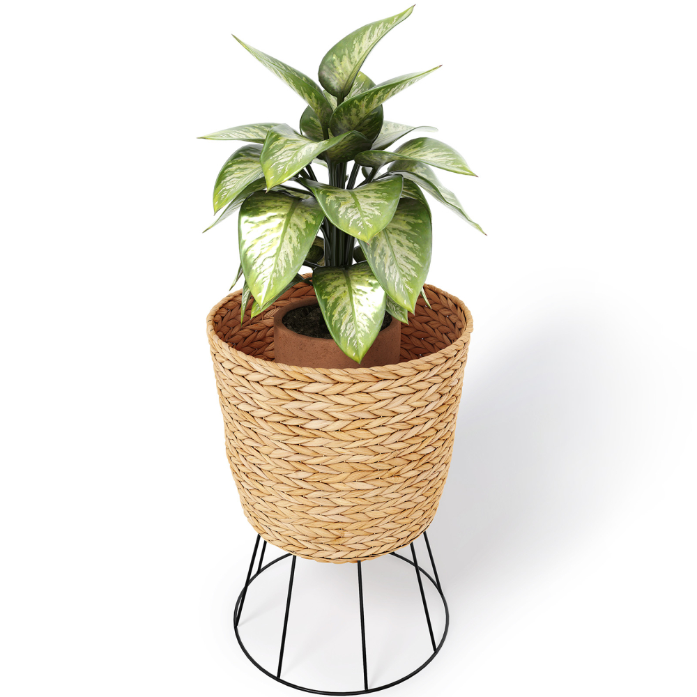 Buy Round Floor Planter - Boho Style - 46 CM - Pert Natural 61241 - prices