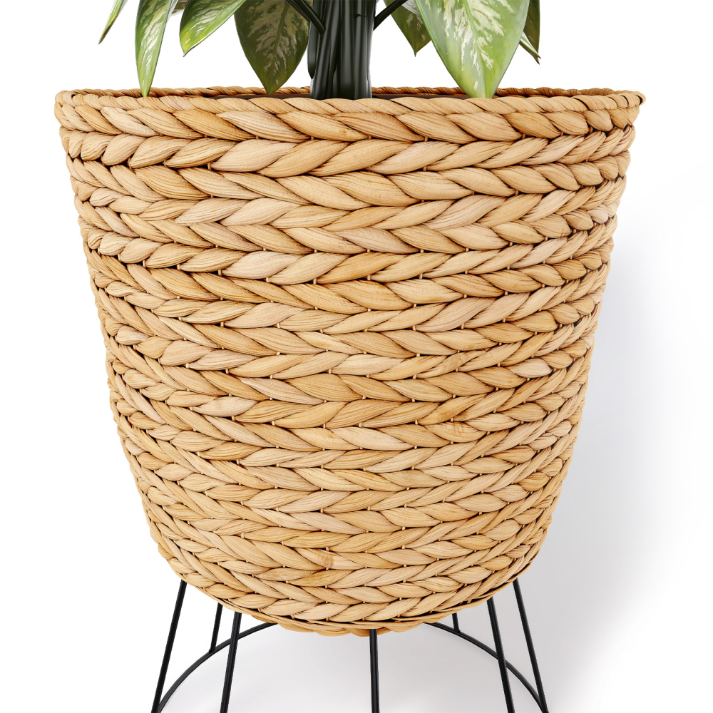 Buy Round Floor Planter - Boho Style - 46 CM - Pert Natural 61241 at MyFaktory