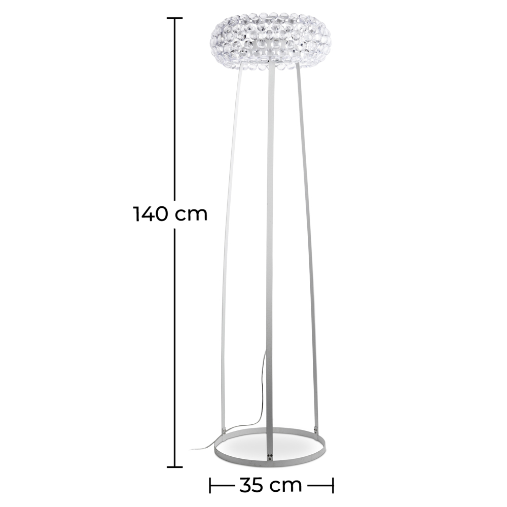 Buy Crystal Floor lamp 35cm  Transparent 53532 with a guarantee