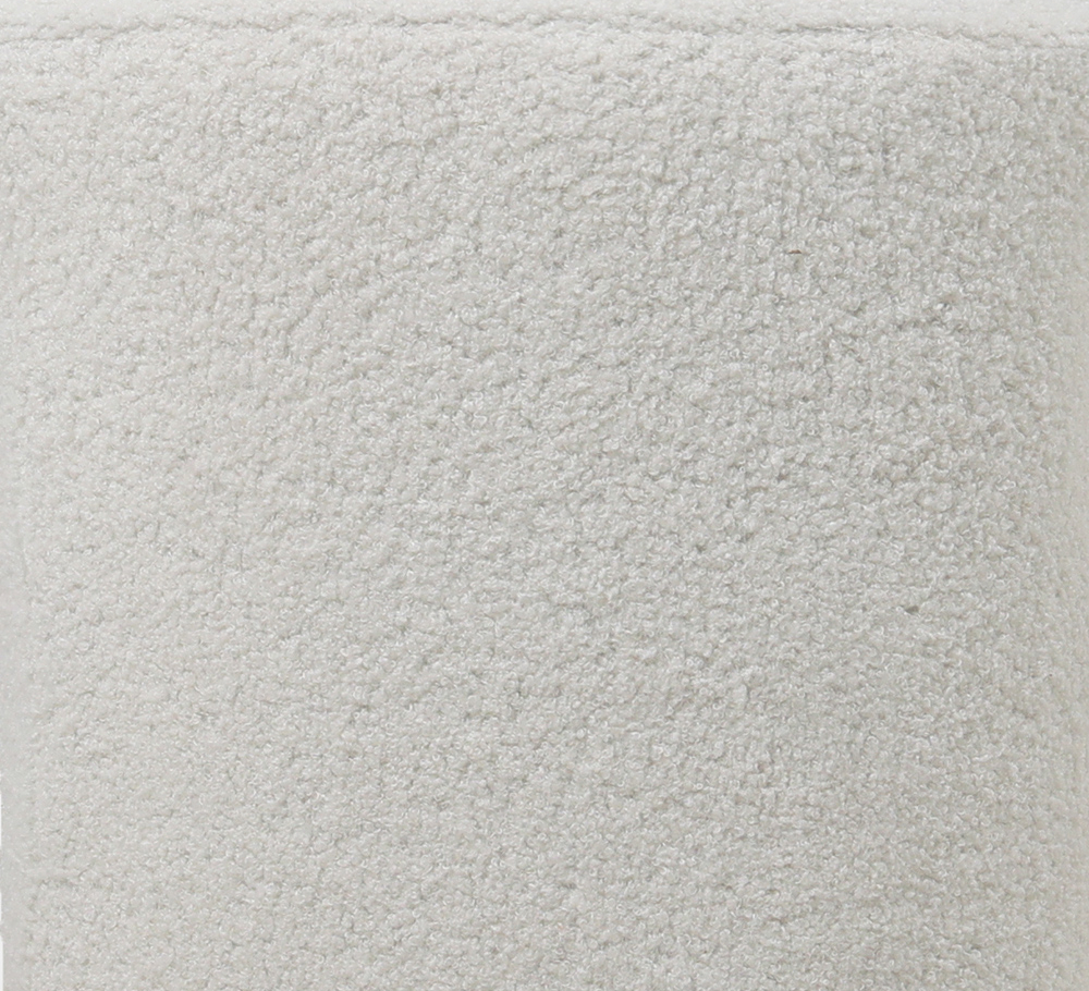 Buy Upholstered Bench in Bouclé Fabric - Loriel White 61307 home delivery
