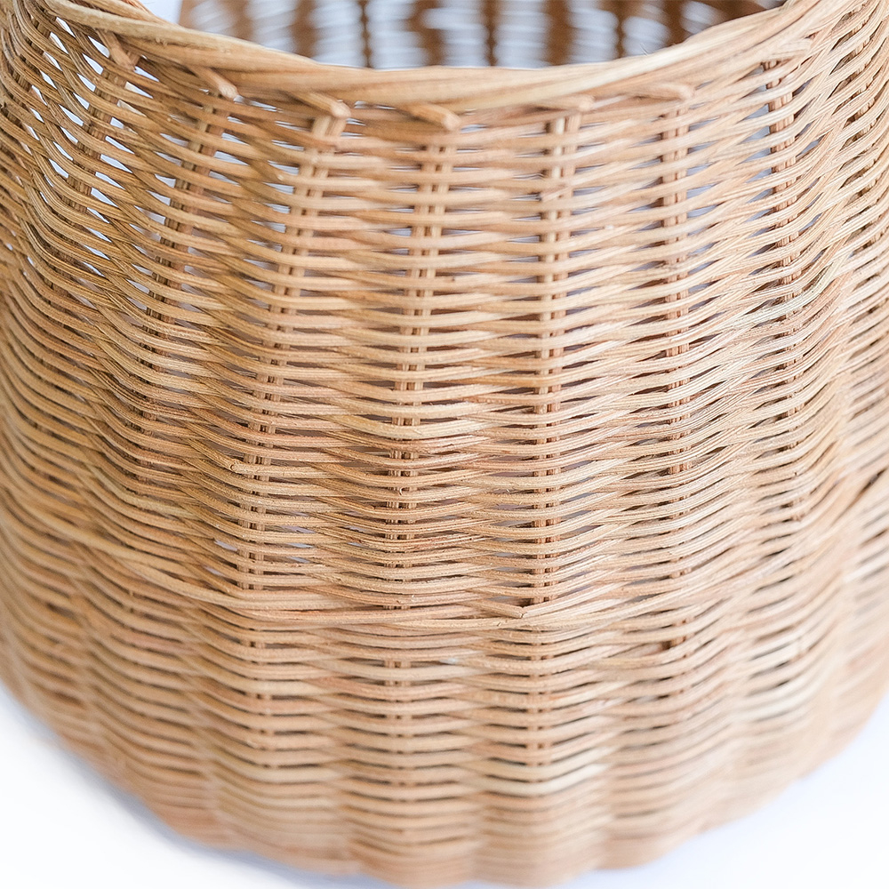 Buy  Rattan Basket with Handle - 22x18CM - Cusca Natural 61320 at MyFaktory