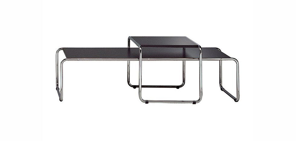 Buy Lazo Coffee Table - Wood and Steel  Black 13310 in the United Kingdom