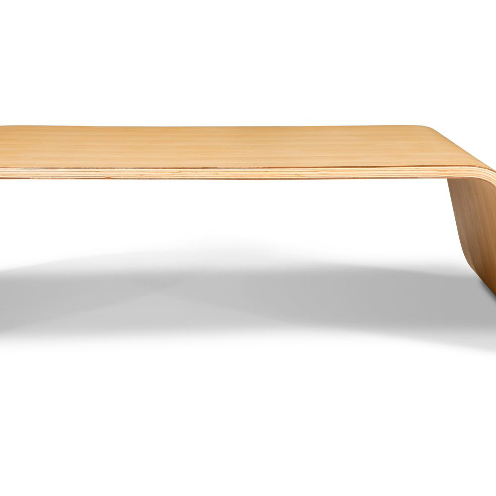 Buy Coffee Table and Magazine Rack Aurora - Big Model - Wood Natural wood 16323 - in the UK