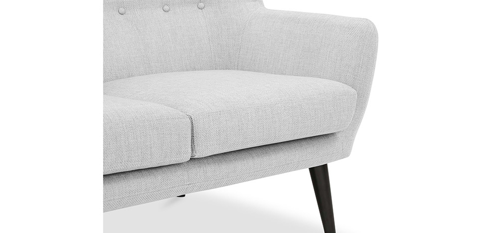 Buy 3-Seater Sofa Scandinavian Style - Thor Dark grey 58780 home delivery