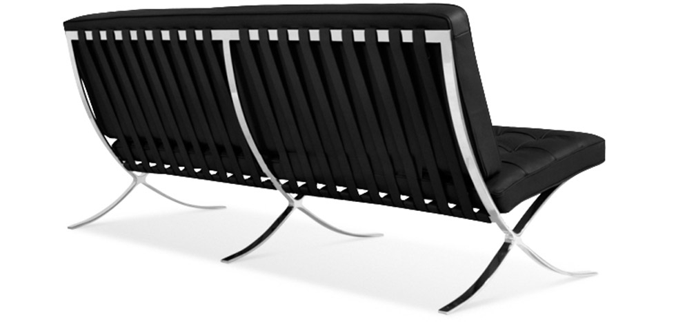 Buy City Sofa (3 seats) - Premium Leather Black 13266 in the United Kingdom