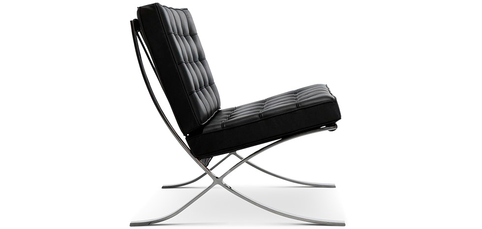Buy City Sofa (3 seats) - Premium Leather Black 13266 at MyFaktory