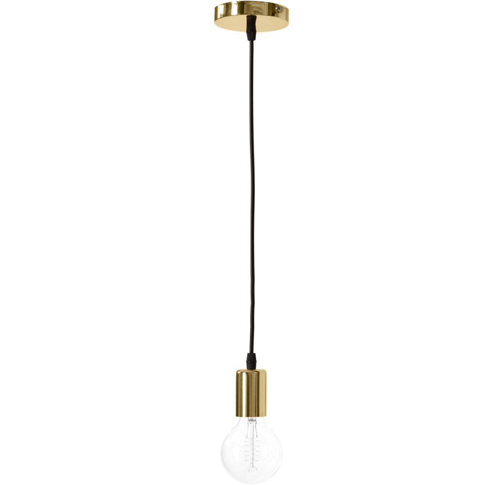 Buy Design hanging lamp - Edison Style Gold 58545 - in the UK